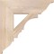 Ekena Millwork Balboa Traditional Smooth Bracket, Douglas Fir, 5 1/2"W x 22"D x 22"H BKT06X22X22BOA01SDF - alternate 3